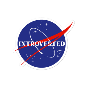 Introverted Space Administration Sticker