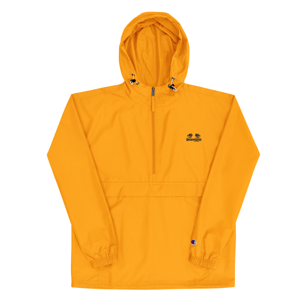 LIMITED EDITION - Embroidered Champion Packable Jacket (THUNDER YELLOW)