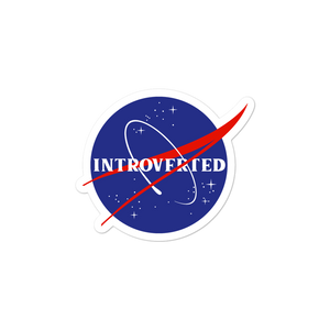 Introverted Space Administration Sticker